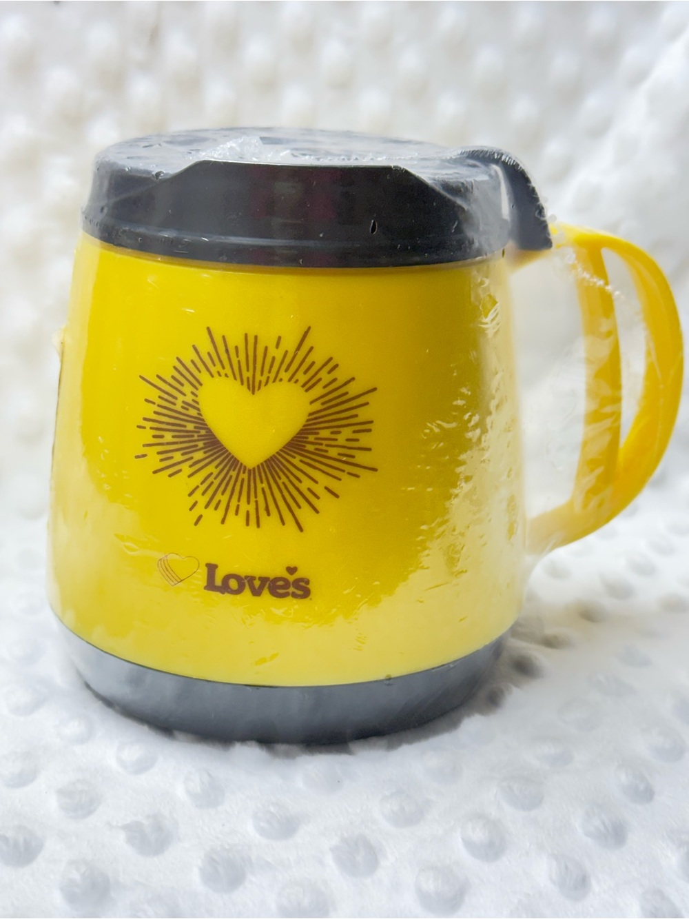 Love's Truck Stop Heat Cold Tumbler Insulated Travel Wide Bottom Mug Coffee Cup